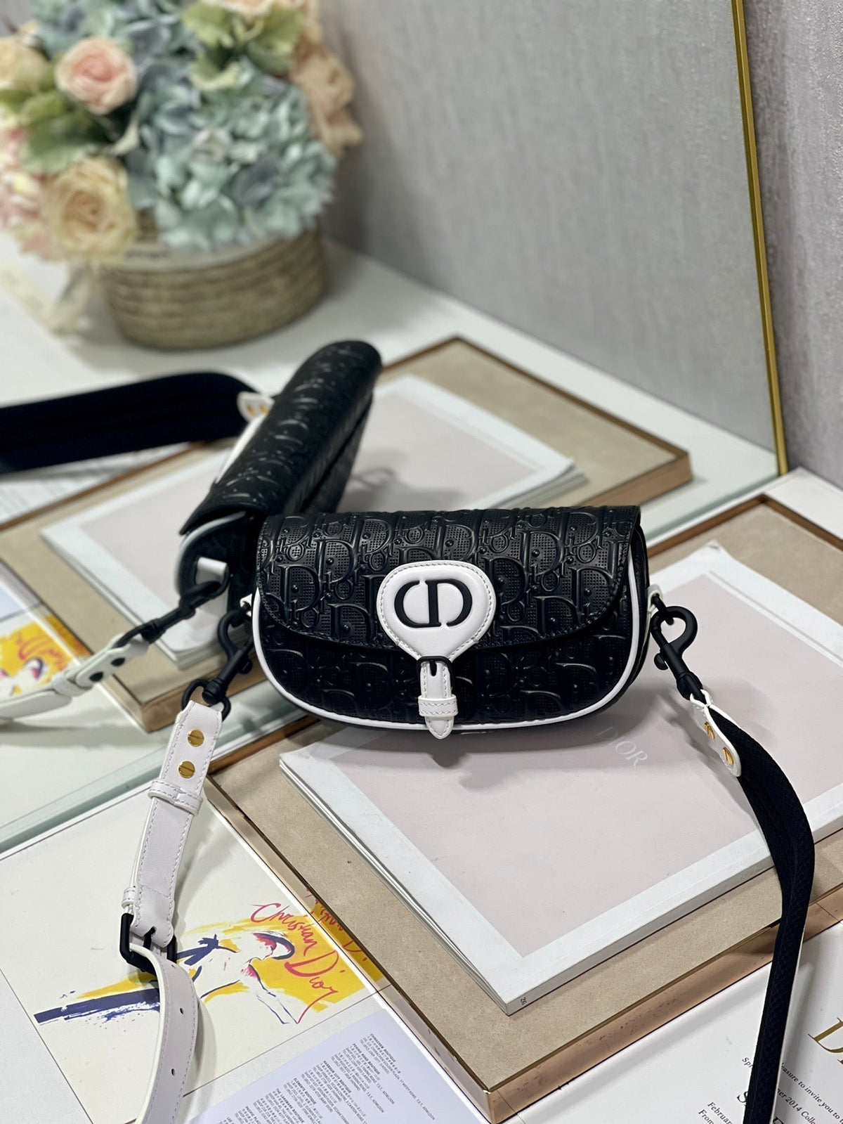 BOBBY EAST WEST BAG LAMBSKIN