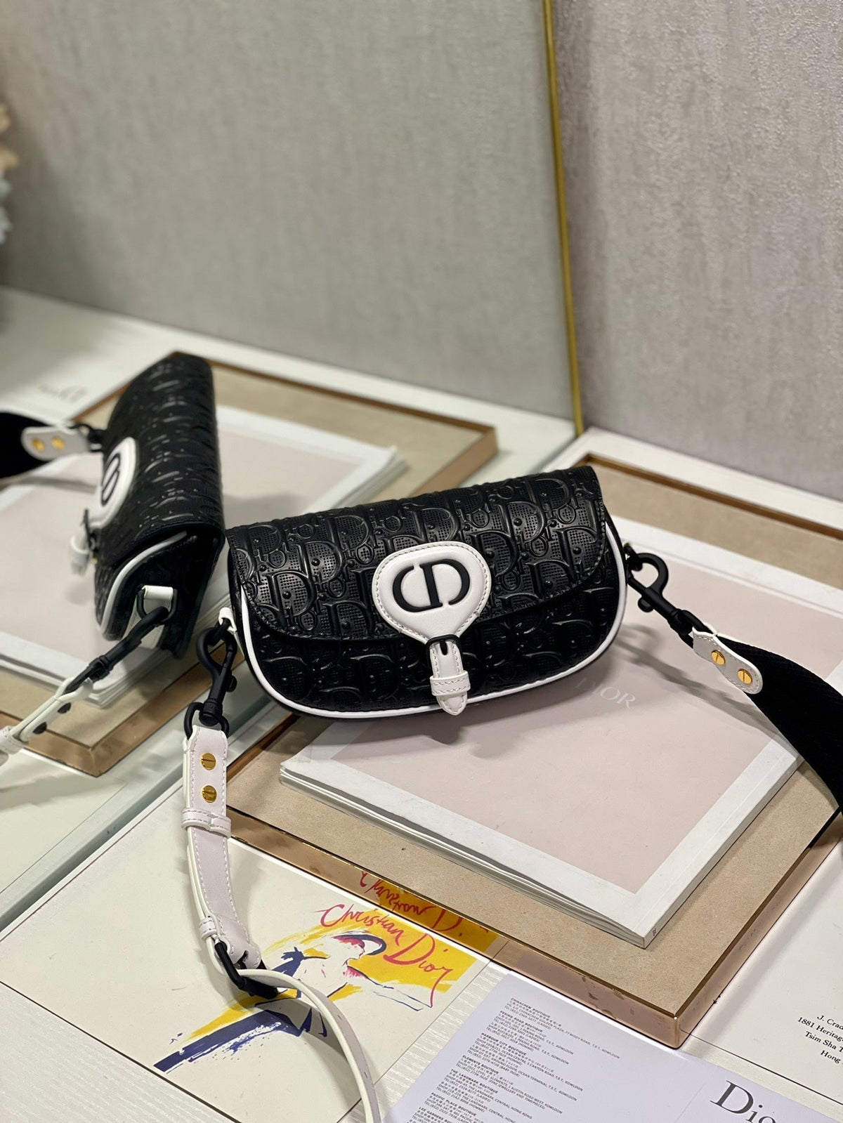 BOBBY EAST WEST BAG LAMBSKIN