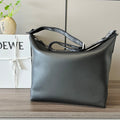 L*ew Unisex Cubi Shoulder Crossbody Zipper Commuter Tote Bag smooth calfskin