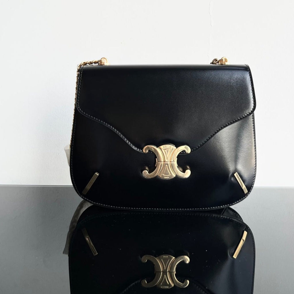 BESACE TRIPHOME GLOSSY CALFSKIN