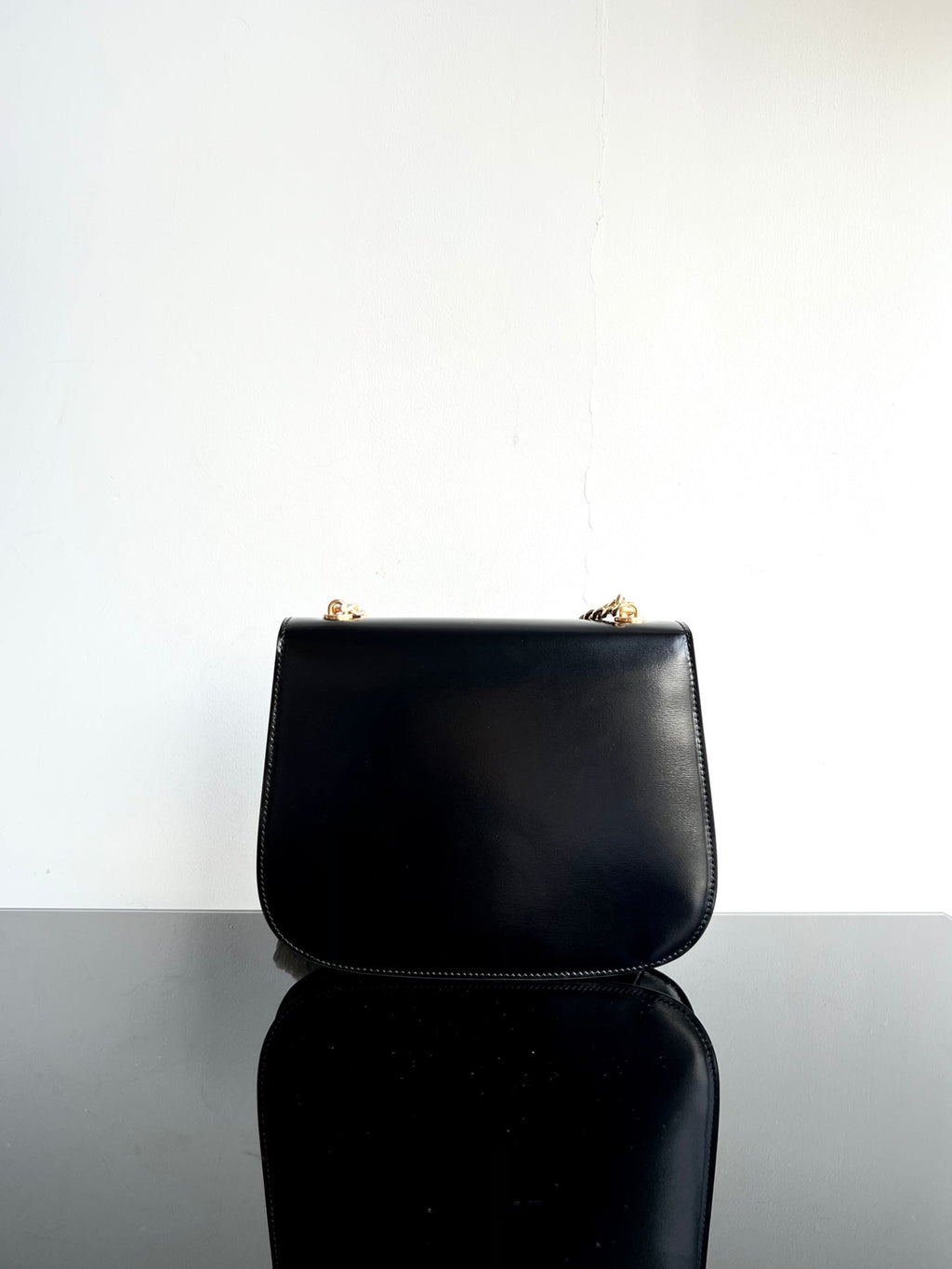 BESACE TRIPHOME GLOSSY CALFSKIN