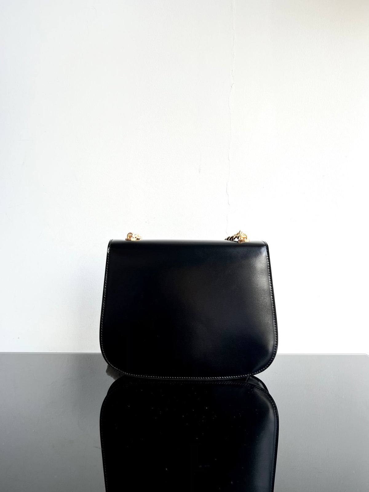 BESACE TRIPHOME GLOSSY CALFSKIN