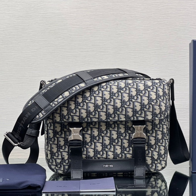 BAG STRAP OBLIQUE JACQUARD CALFSKIN