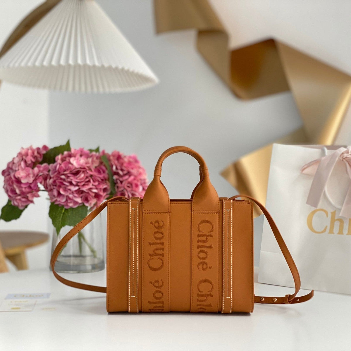 Chl*e Woody tote bag calfskin