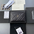 C*C Classic Card Holder Black Caviar Sliver Steel