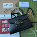 HORSEBIT 1955 TOP HANDLE BAG CALFSKIN GOLD HARDWARE