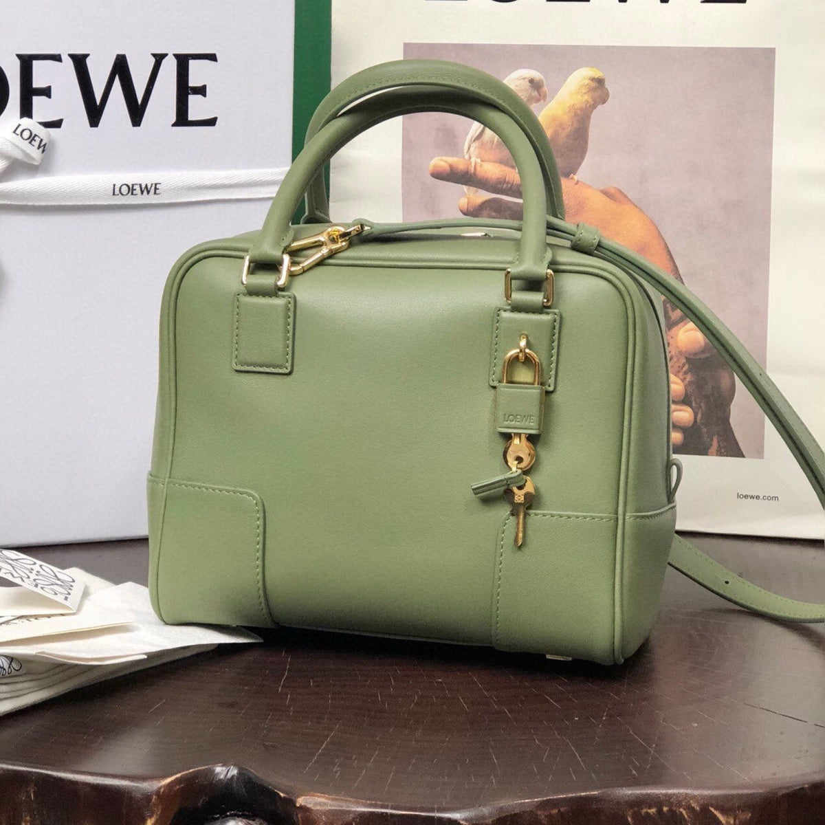 L*E AMAZONA BAG NAPPA CALFSKIN