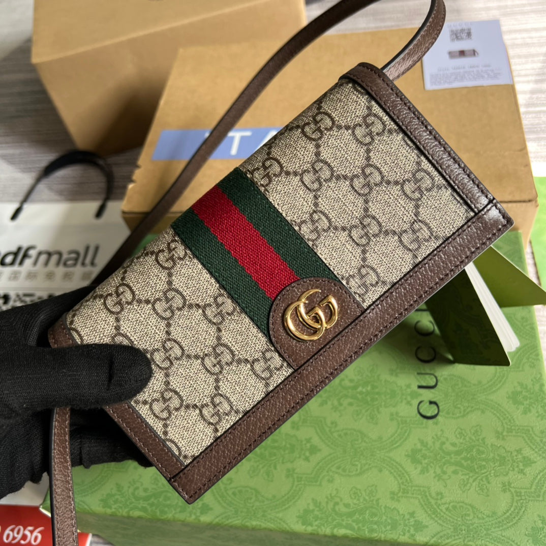 OPHIDIA BAG CALFSKIN CANVAS