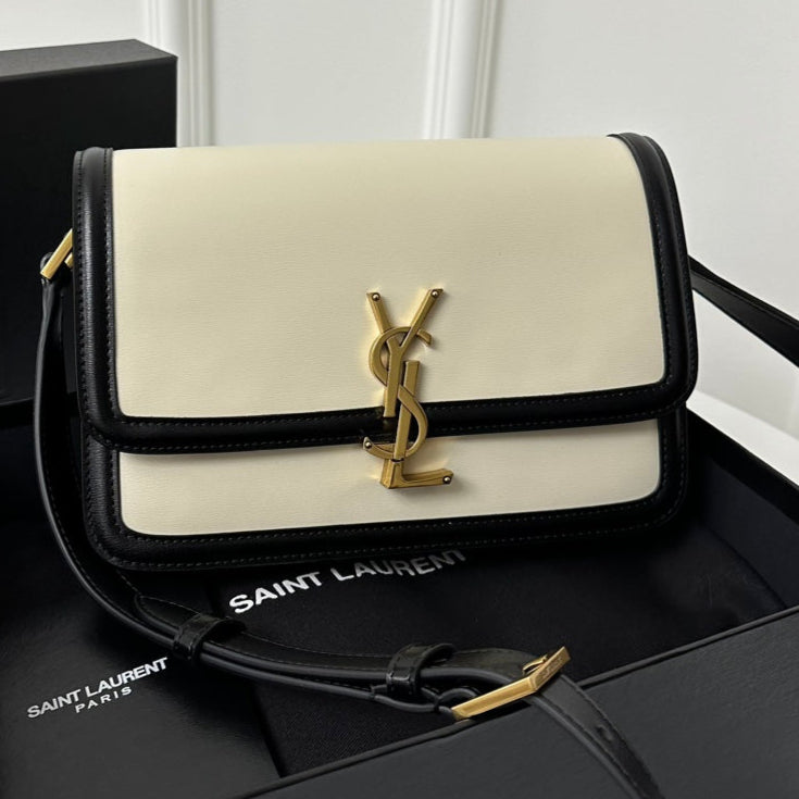 Y*S*L Solferino Satchel Bag Calfskin