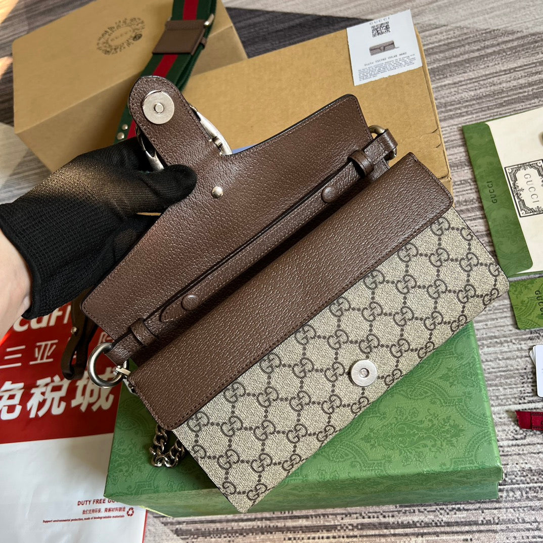 DIONYSUS 25 SMALL BAG IN G*G SUPREME CANVAS