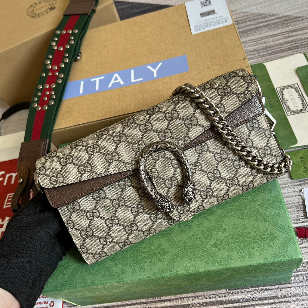 DIONYSUS 25 SMALL BAG IN G*G SUPREME CANVAS