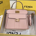 F*ndi PEEKABOO BAG CALFSKIN GOLD HARDWARE