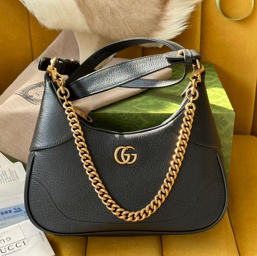 SHOULDER BAG LAMBSKIN GOLD HARDWARE