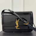 Y*S*L Solferino Satchel Bag Patent Leather