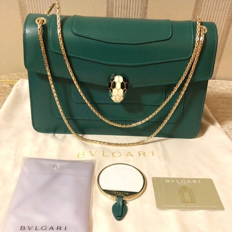 B*V*L Serpenti Forever Shoulder Bag Calfskin GHW