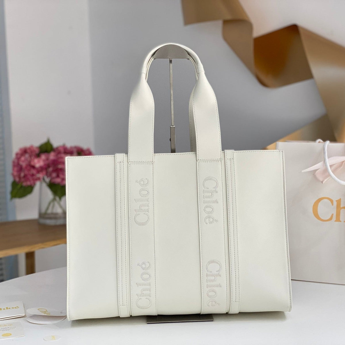 Chl*e Woody tote bag calfskin