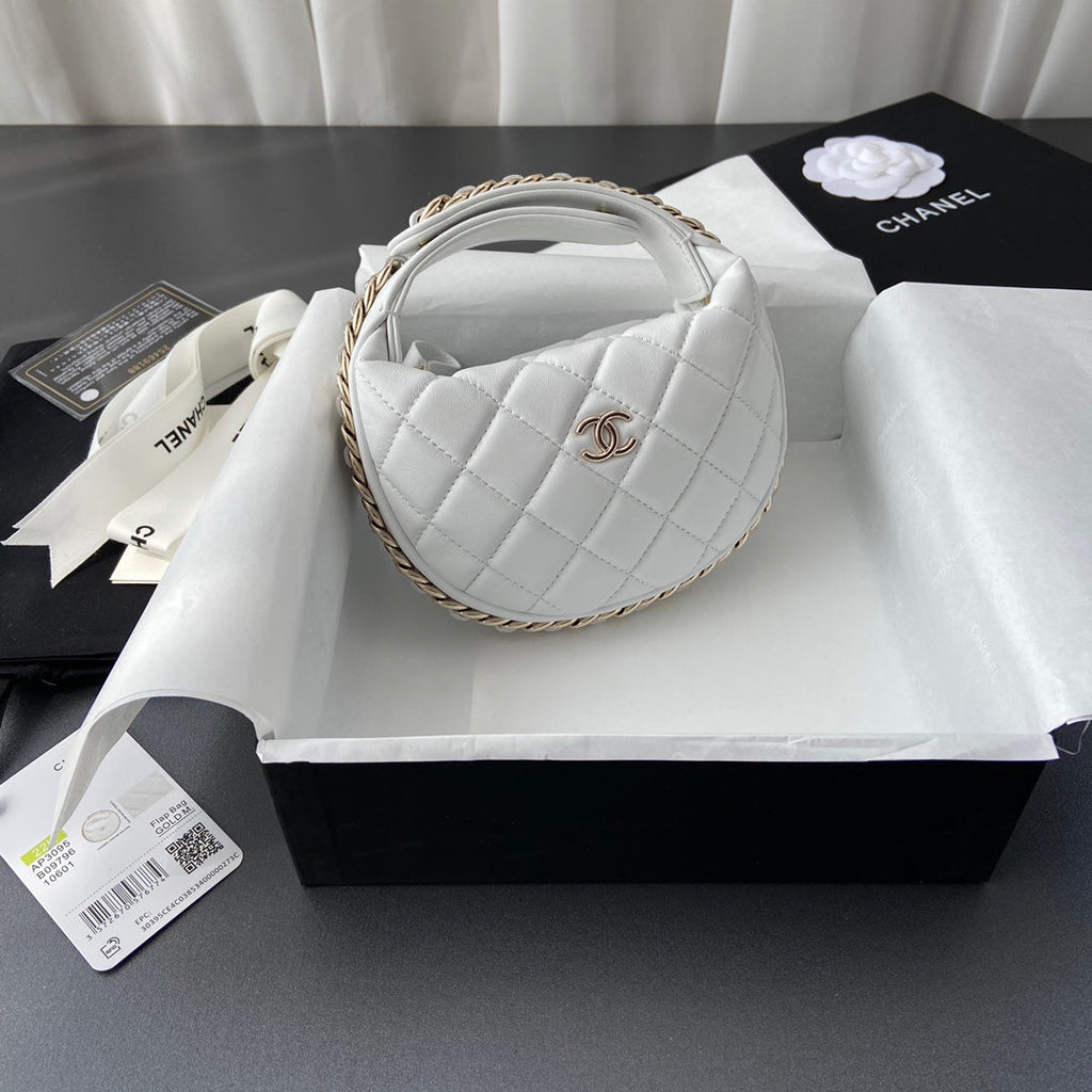 C*C Pouch Bag Lambskin GHW