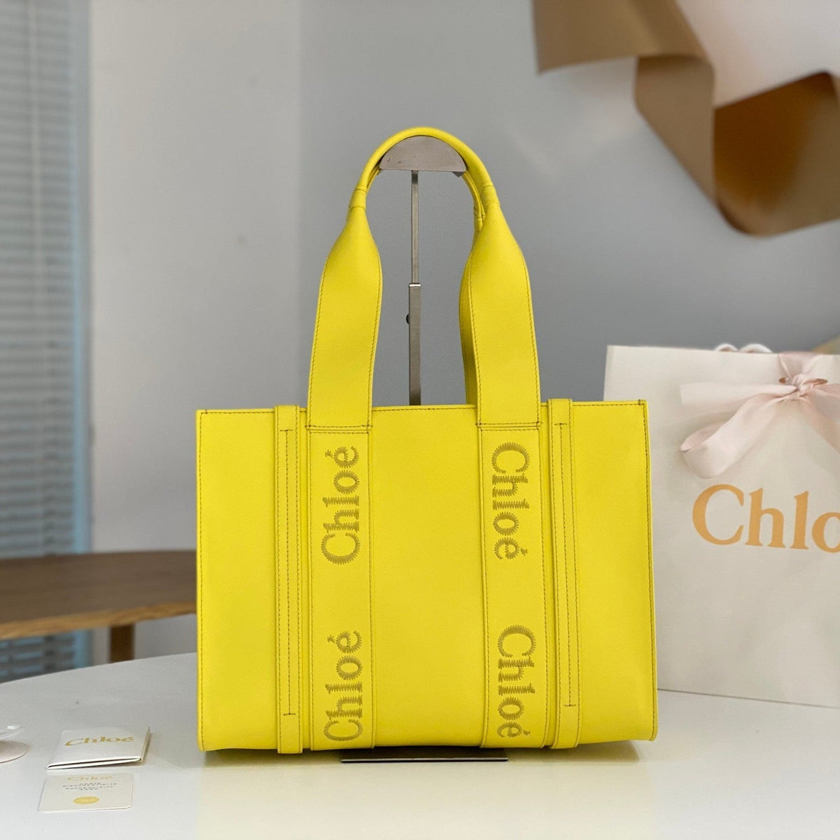Chl*e Woody tote bag calfskin