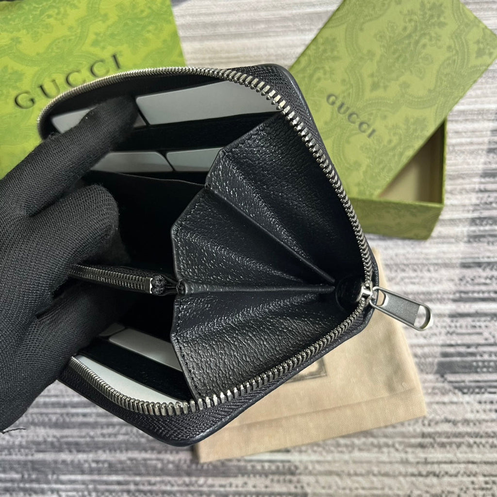 G*G LONG WALLET 19 IN BLACK CANVAS