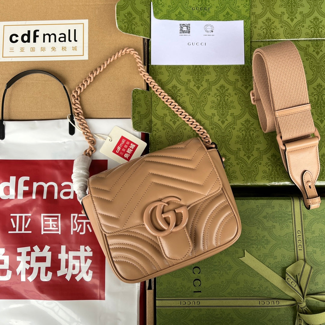 MARMONT QUILTED SHOULDER BAG CALFSKIN
