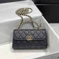 23P Flap Bag Caviar Gold Hardware