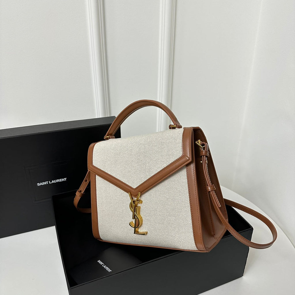 SL Cassandra Top Handle 2wayBag Canvas Leather