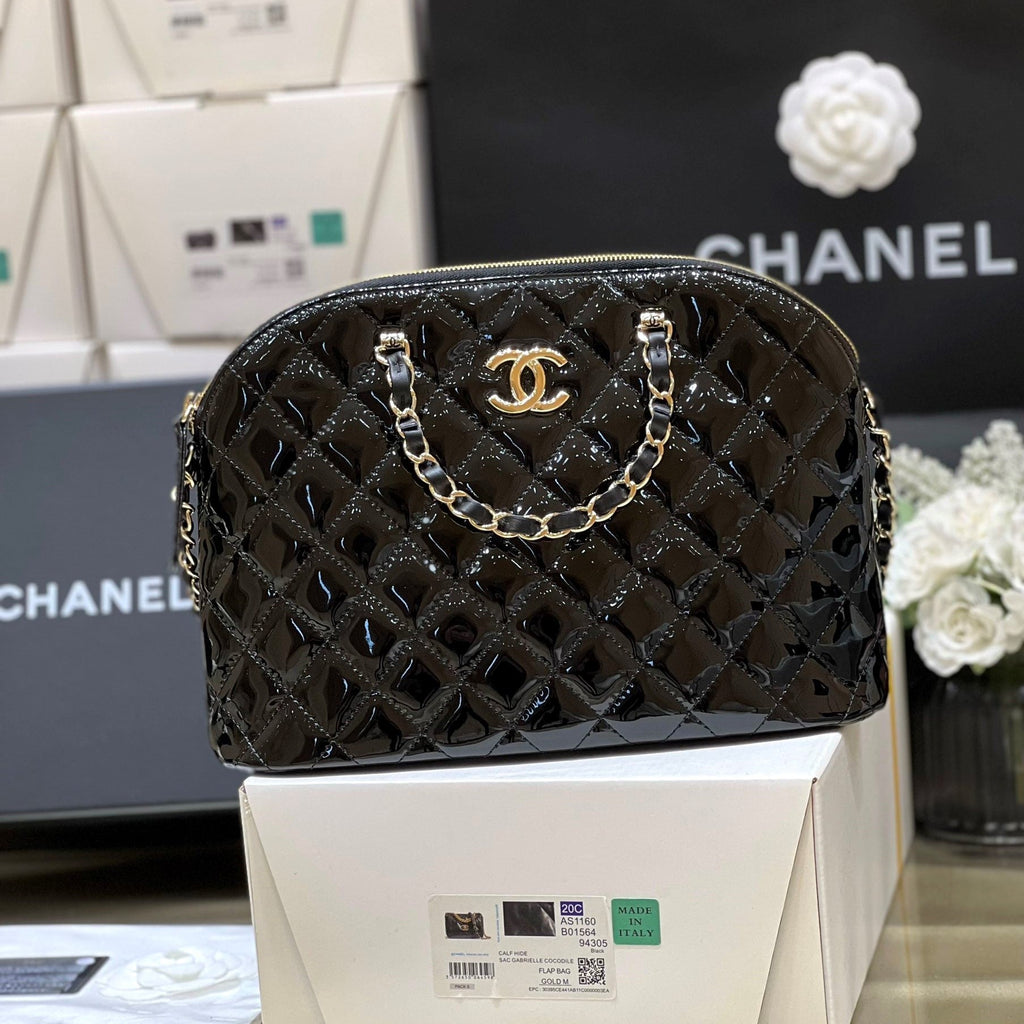 C*C 23S Shell Bag Patent Leather