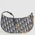 C*D LOUNGE 26 BAG IN BLUE OBLIQUE JACQUARD