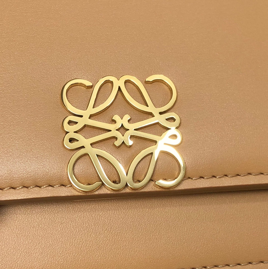 L*E G*ya BAG 23 IN COPPER BROWN CALFSKIN