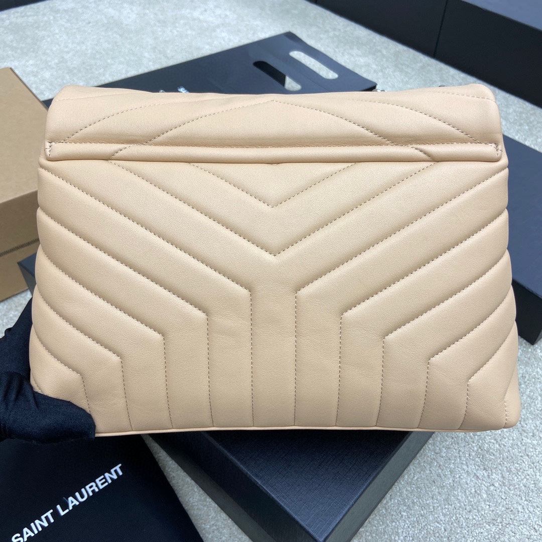 LOULOU QUILTED LEATHER SILVER HARDWARE