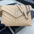 LOULOU QUILTED LEATHER SILVER HARDWARE
