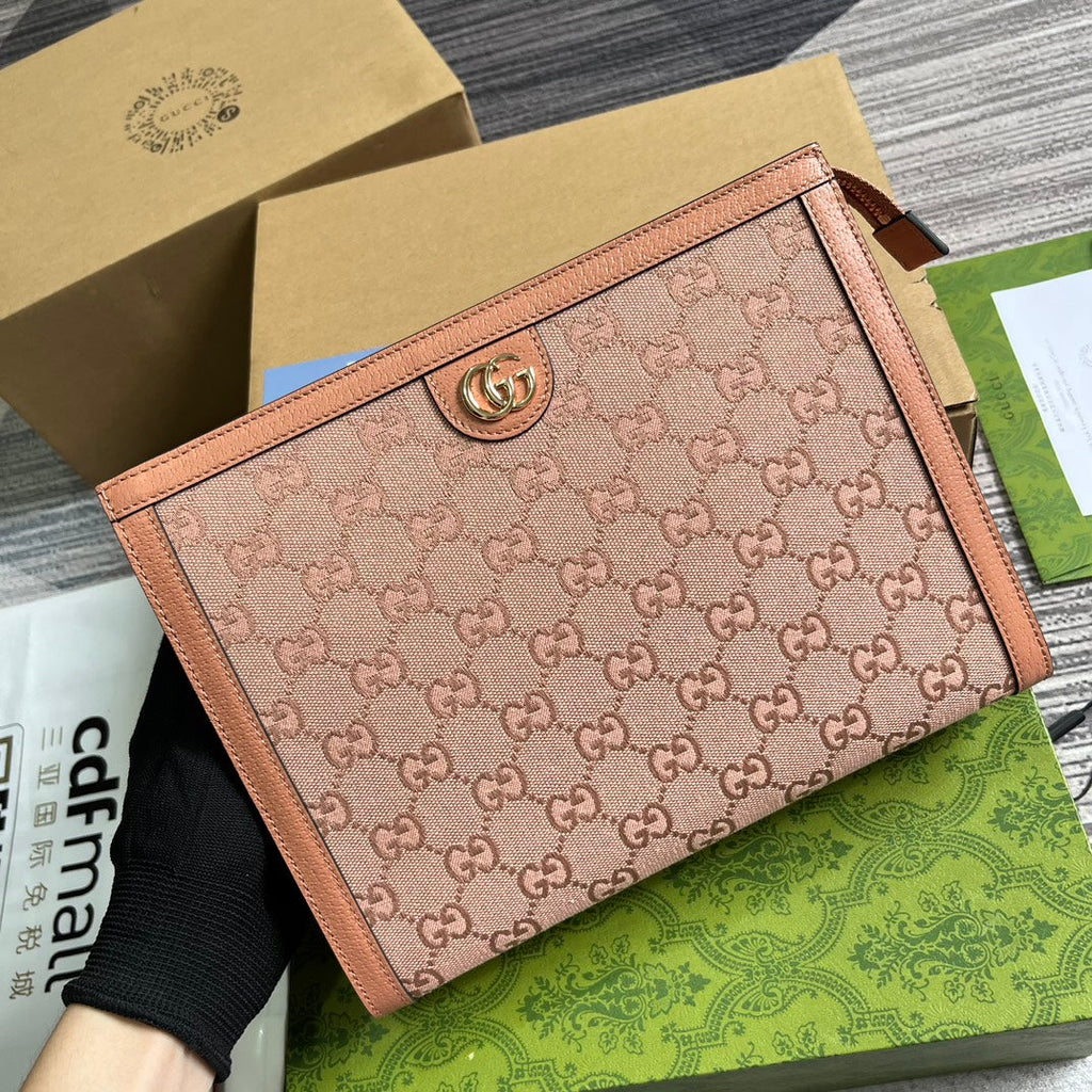 OPHIDIA G*G BAG CANVAS CALFKSKIN
