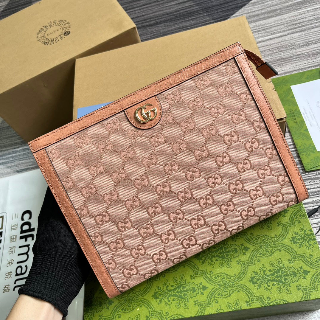 OPHIDIA G*G BAG CANVAS CALFKSKIN