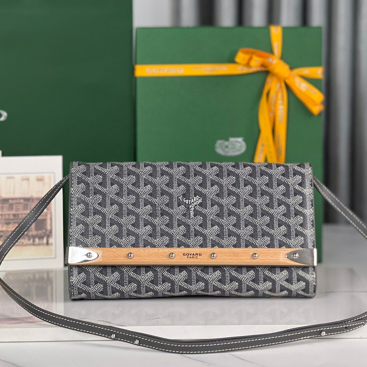 MONTE CARLO CLUTCH G*yardine CANVAS