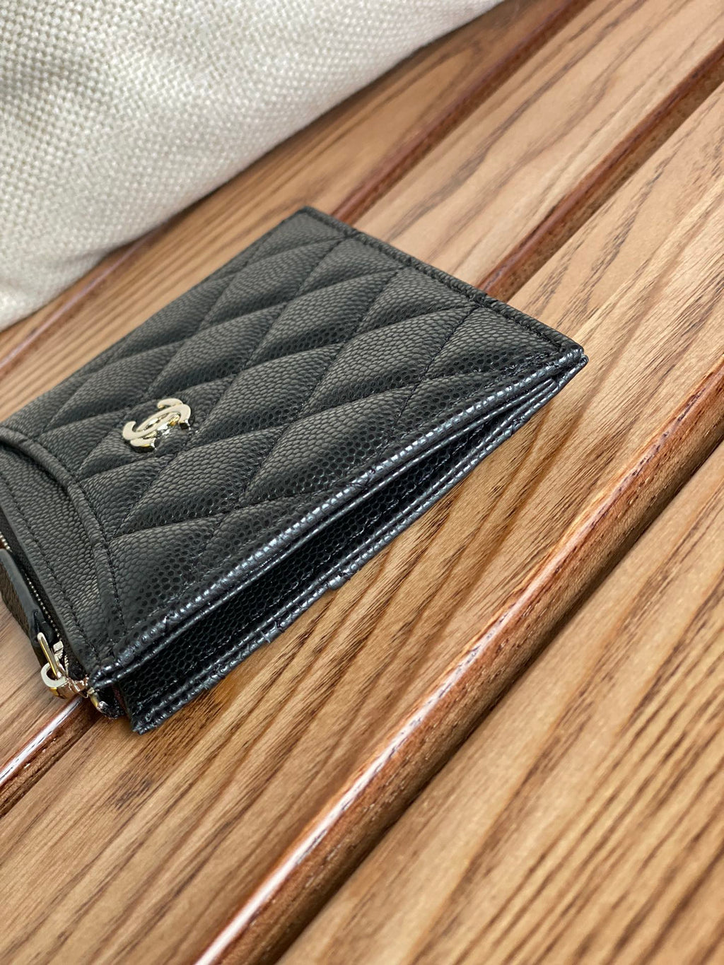C*C A84105 Coin Case Sliver Metal Caviar