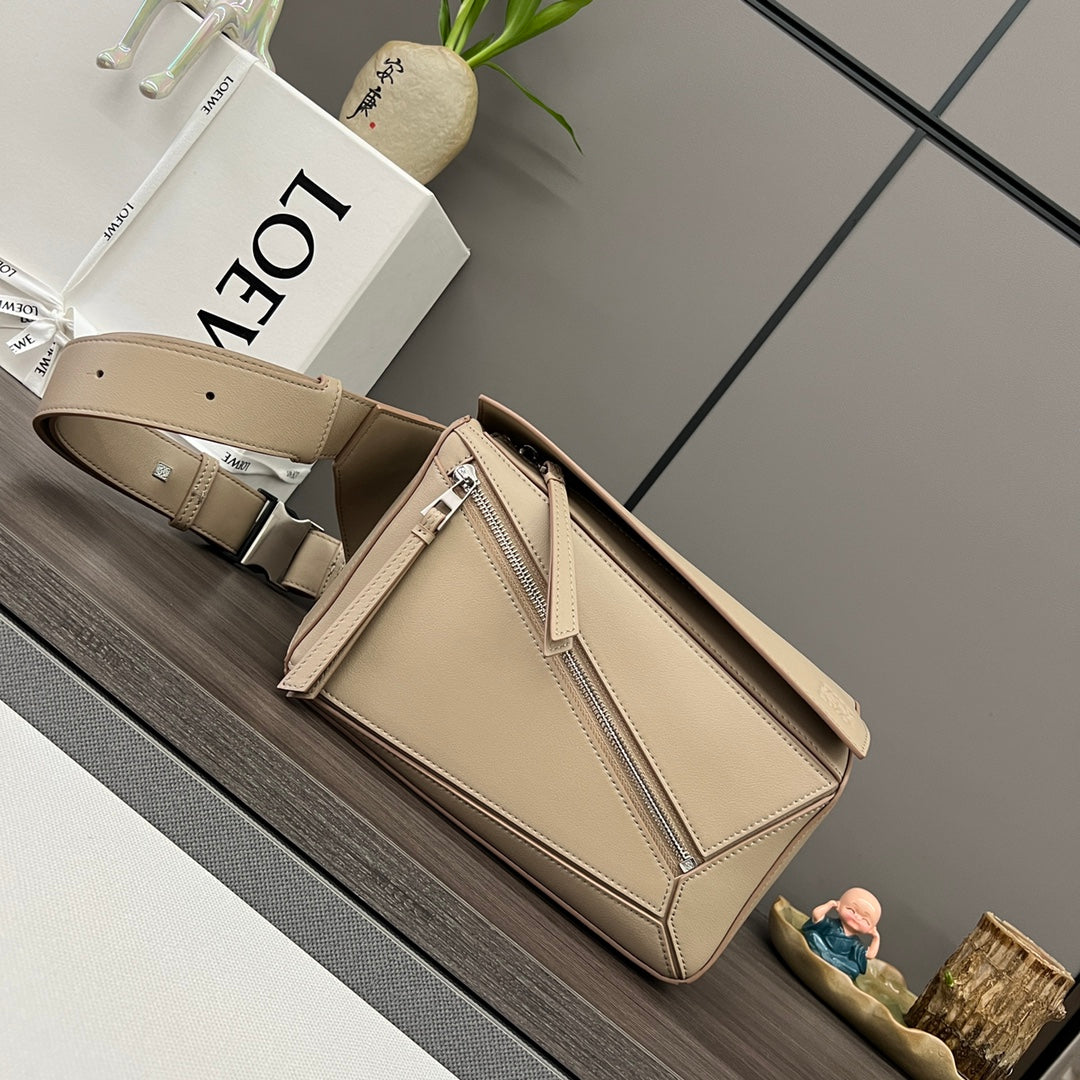 L*ew Puzzle Leather Belt Bag