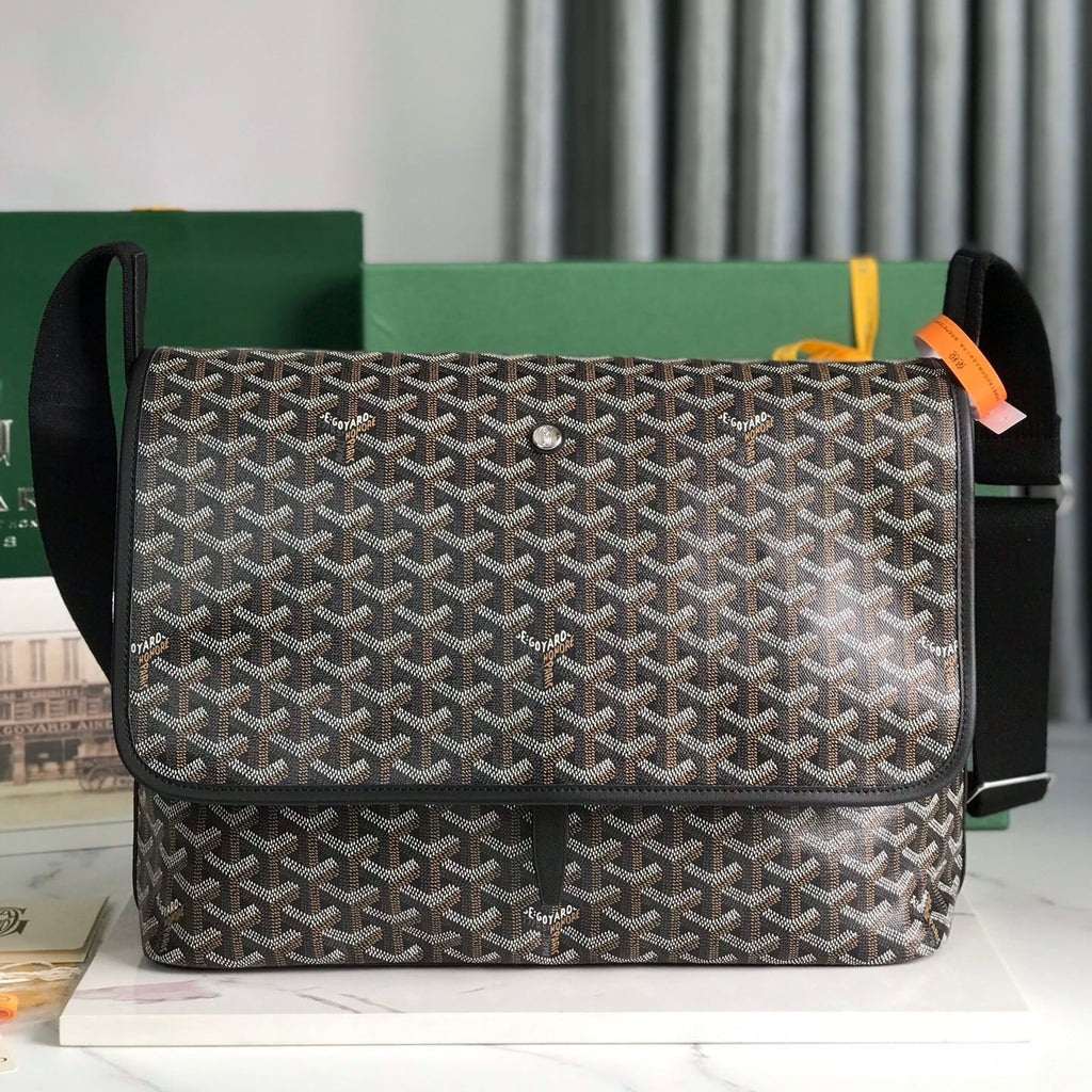 CITADIN MESSENGER BAG 39 IN BLACK G*yardine CANVAS