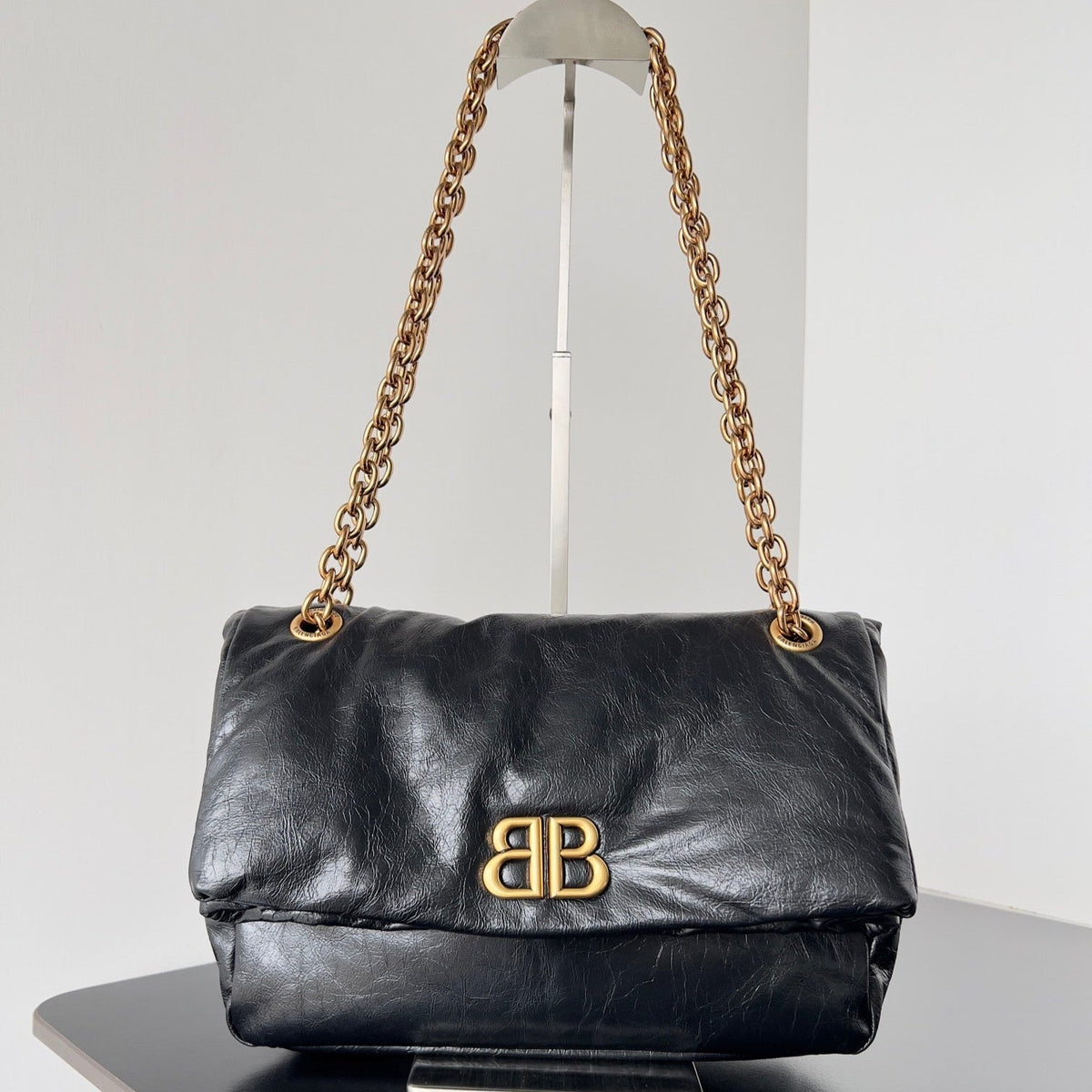 MONACO BAG ARENA CALFSKIN GOLD HARDWARE