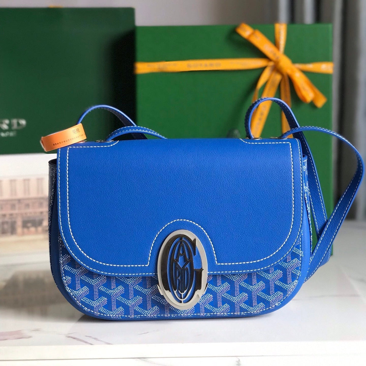 233 BAG CALFKIN G*yardine CANVAS