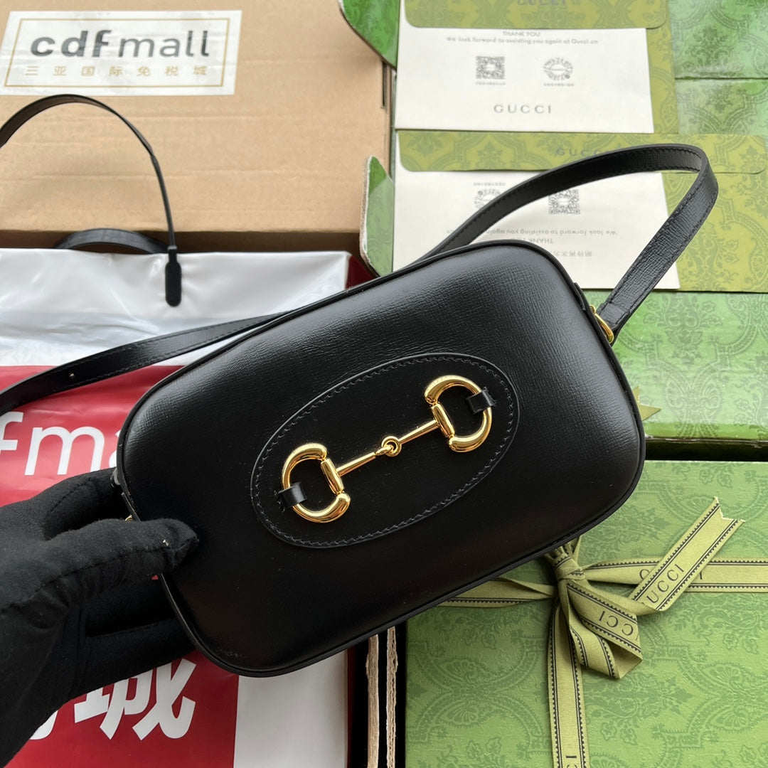 G*cci Horsebit 1995 Bag Leather