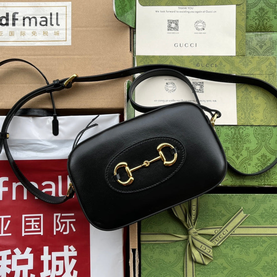 G*cci Horsebit 1995 Bag Leather