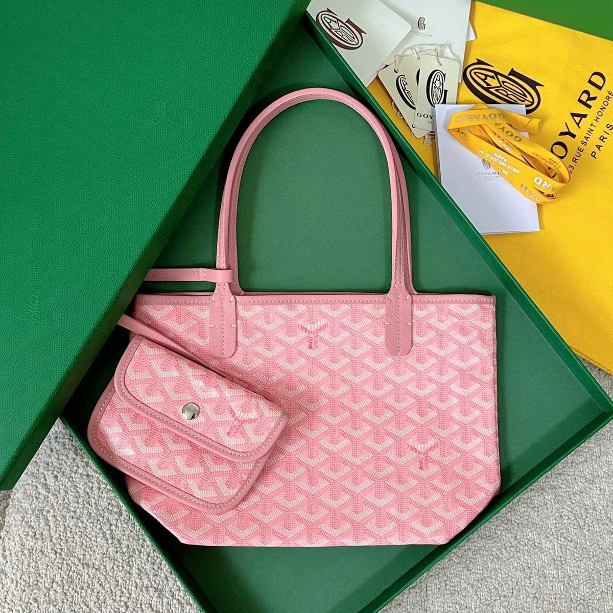 ANJOU BAG CALFSKIN G*yardine CANVAS