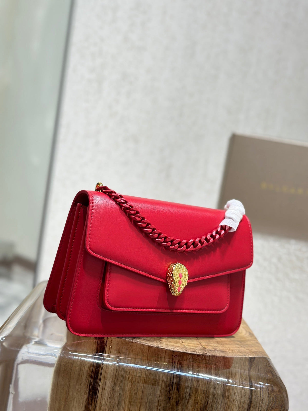 B*V*L Serpenti Forever Crossbody Bag Calfskin GHW