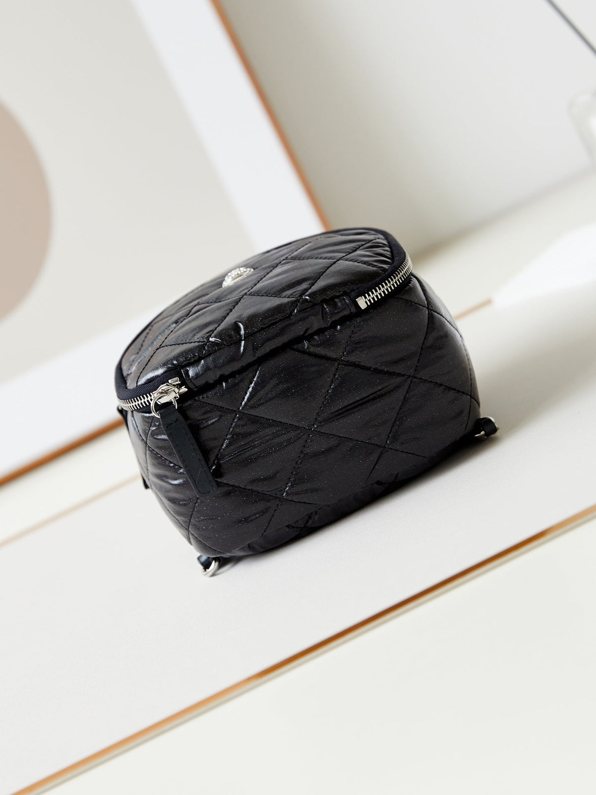 BACKPACK FABRIC SILVER HARDWARE