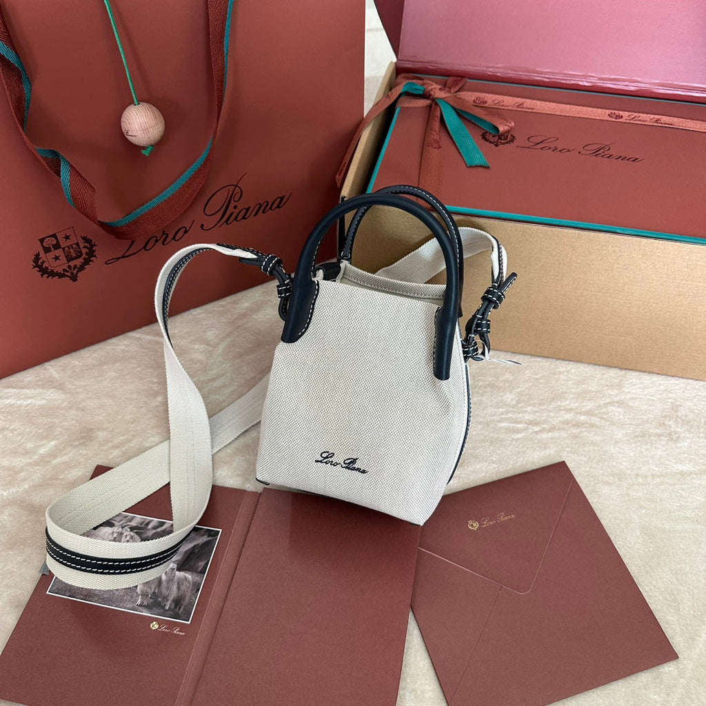 BALE BAG CANVAS CALFSKIN