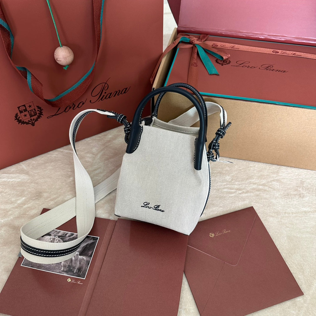 BALE BAG CANVAS CALFSKIN