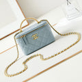 24A VANITY LAMBSKIN GOLD HARDWARE