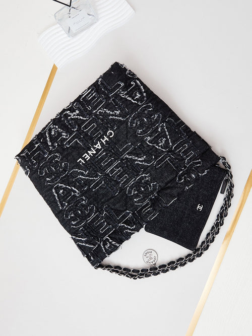 24A C*C 22 HOBO BAG DENIM SILVER HARDWARE