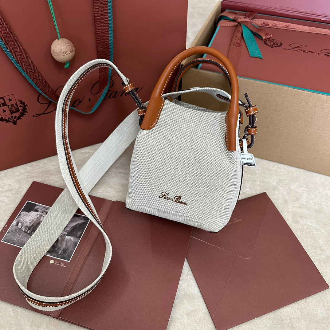 BALE BAG CANVAS CALFSKIN