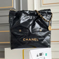24K C*C Hobo Bag Lambskin Gold Hardware
